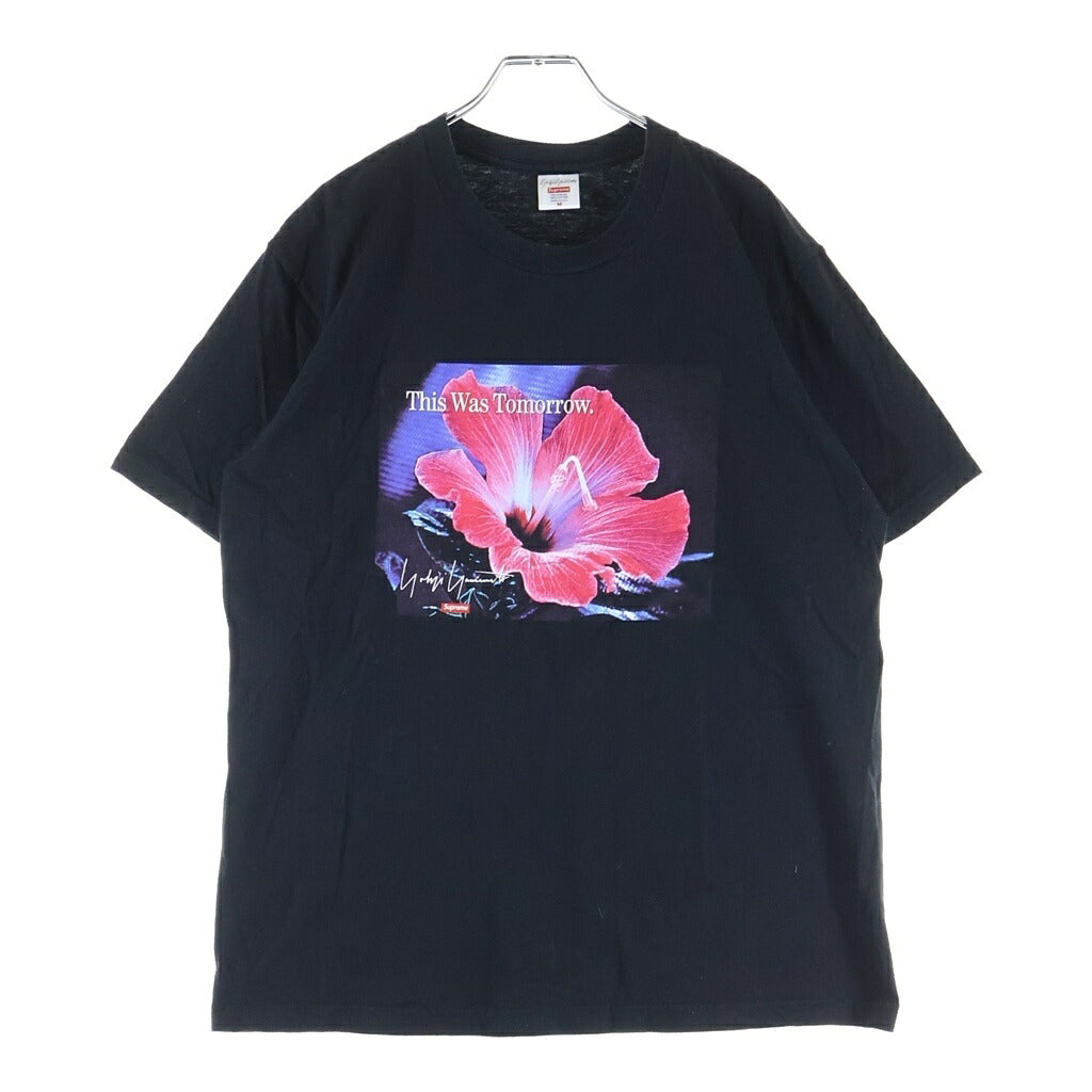 SUPREME(シュプリーム) 20AW ×Yohji Yamamoto This Was Tomorrow Tee ヨウジヤマモト ディスワズトゥモロー クルーネック半袖Tシャツカットソー ブラック