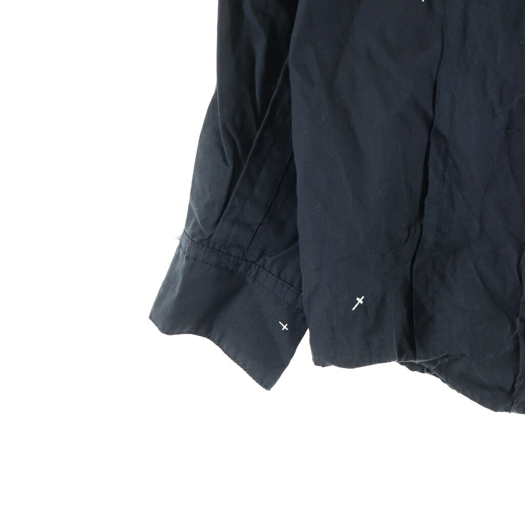 UNDERCOVER(アンダーカバー) 02AW 魔女期 クロスドット フリル ドレスシャツ ブラック M249