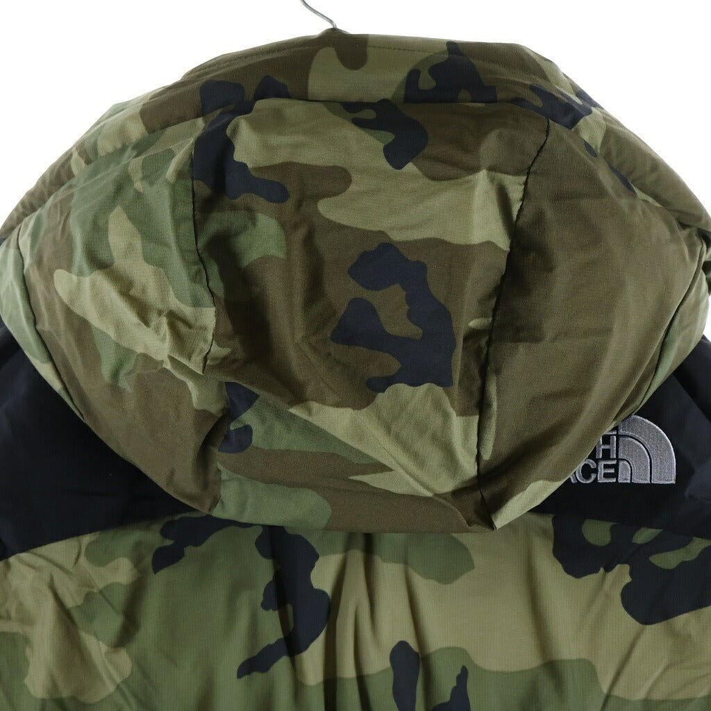 THE NORTH FACE(ザノースフェイス) NOVELTY BALTRO LIGHT JACKET ノベルティ バルトロ ライト カモ柄 ジップアップ ナイロン ダウンジャケット カーキ ND91951