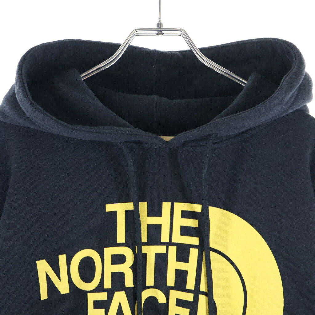 GUCCI(グッチ) 21SS ×THE NORTH FACE ザノースフェイス ロゴプリント スウェット プルオーバーパーカー ブラック/イエロー 651724 XJDCM