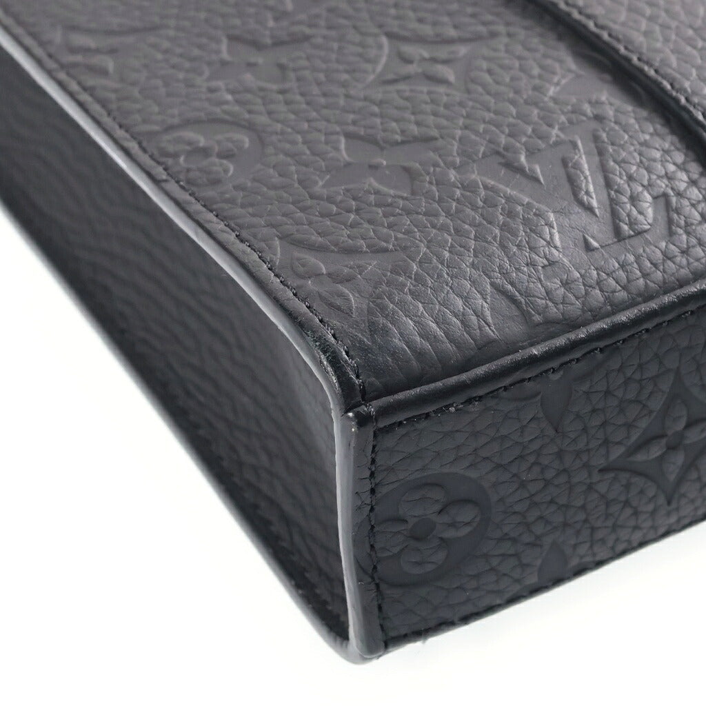 LOUIS VUITTON(ルイヴィトン) モノグラム トリヨン サックプラ・クロス ハンドバッグ ショルダーバッグ 2WAY ブラック レザー M21884 IC