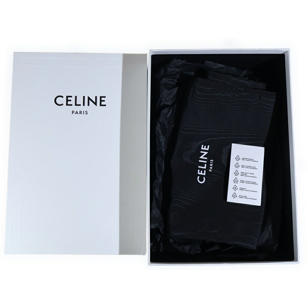 CELINE(セリーヌ) キトゥン ストラップ ポインテッドトゥ ピンヒール ミュール レディース ブラック