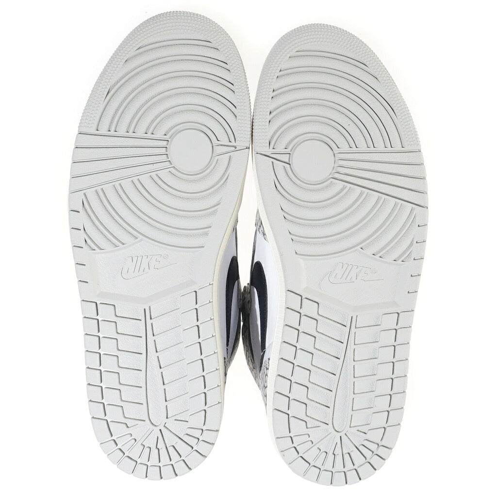 NIKE(ナイキ) AIR JORDA1 HIGH OG WHITE CEMENT SAFARI DZ5485-052 エアジョーダン1 ホワイトセメント サファリ ハイカットスニーカー ホワイト/ブラック US10/28cm