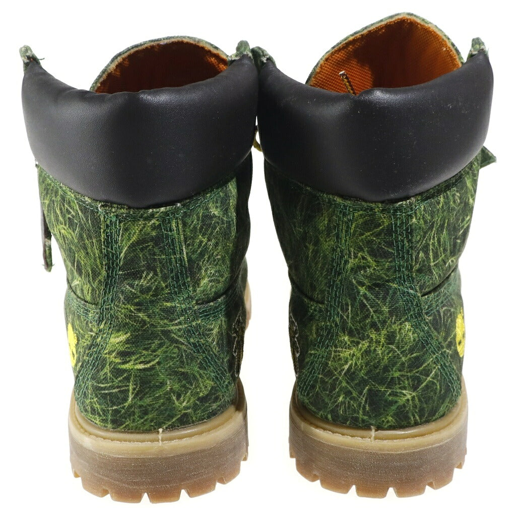 Timberland(ティンバーランド) ×BILLIONAIRE BOYS CLUB PREMIUM CANVAS BOOTS ビリオネア ボーイズ クラブ プレミアム キャンバス ブーツ グリーン US11/28cm A11YB