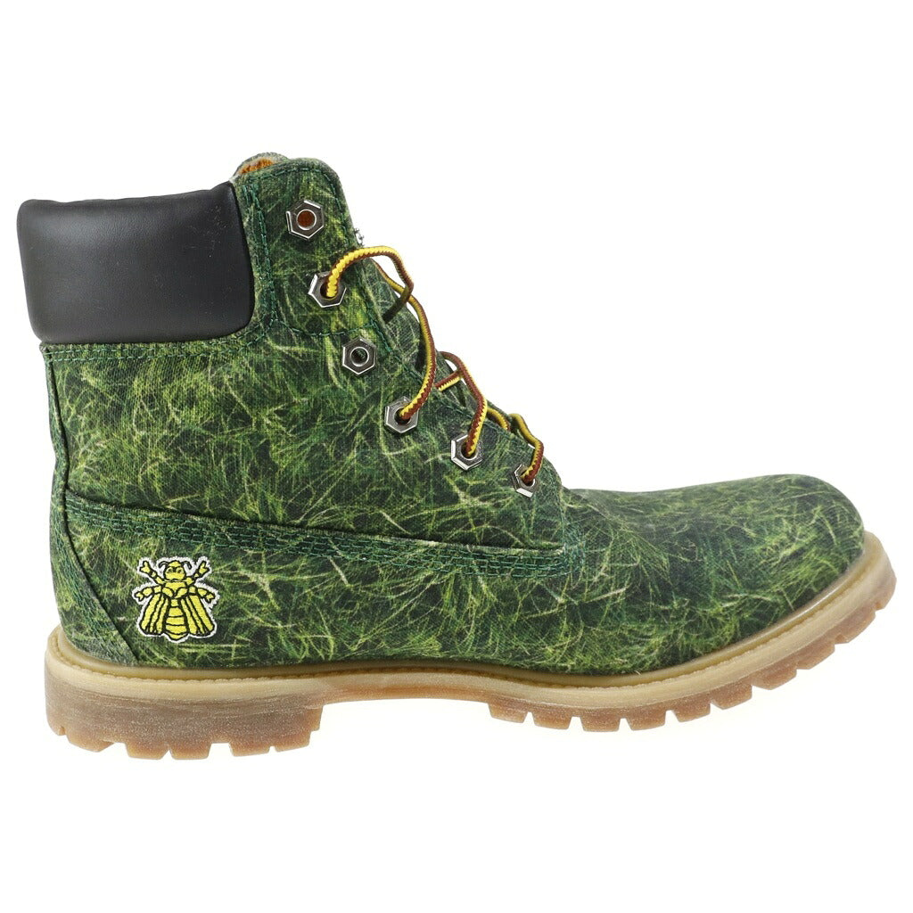Timberland(ティンバーランド) ×BILLIONAIRE BOYS CLUB PREMIUM CANVAS BOOTS ビリオネア ボーイズ クラブ プレミアム キャンバス ブーツ グリーン US11/28cm A11YB