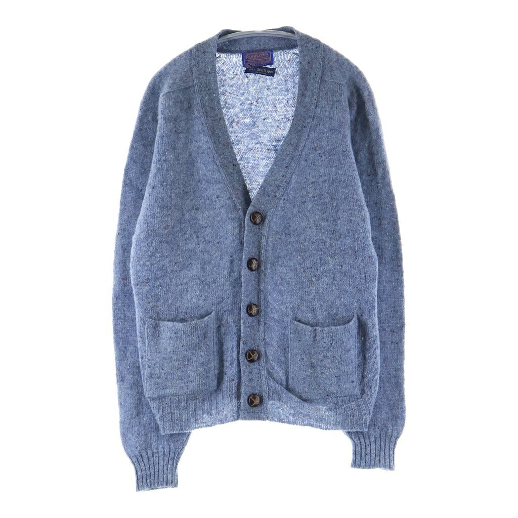 NO BRAND(ノーブランド) PENDOLETON ニット カーディガン 長袖 ブルー