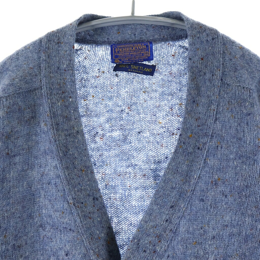 NO BRAND(ノーブランド) PENDOLETON ニット カーディガン 長袖 ブルー
