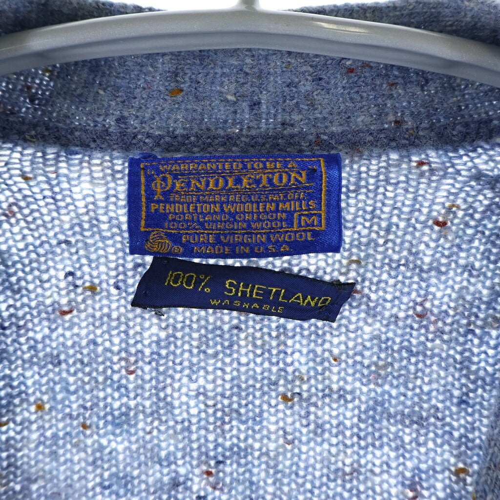 NO BRAND(ノーブランド) PENDOLETON ニット カーディガン 長袖 ブルー