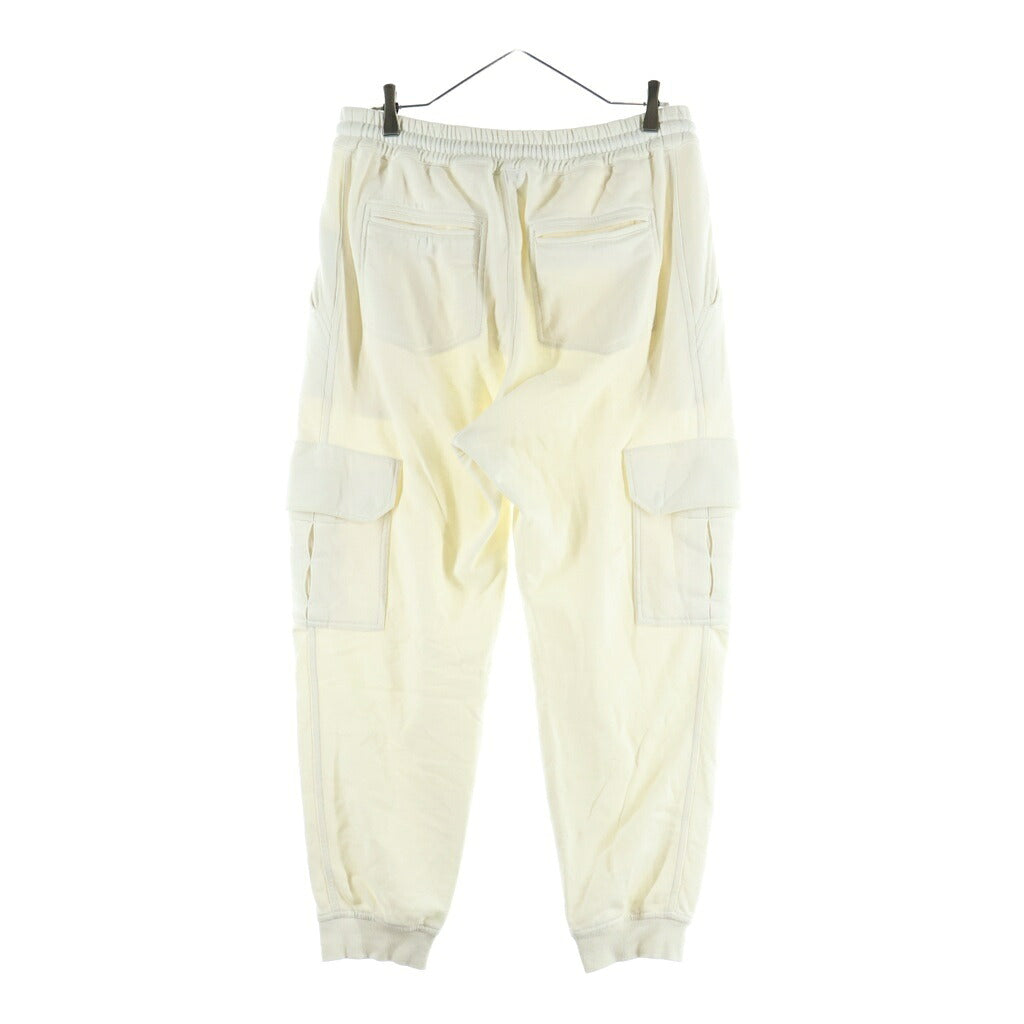 BRUNELLO CUCINELLI(ブルネロクチネリ) ウエストドローコード スウェットカーゴパンツ ホワイト