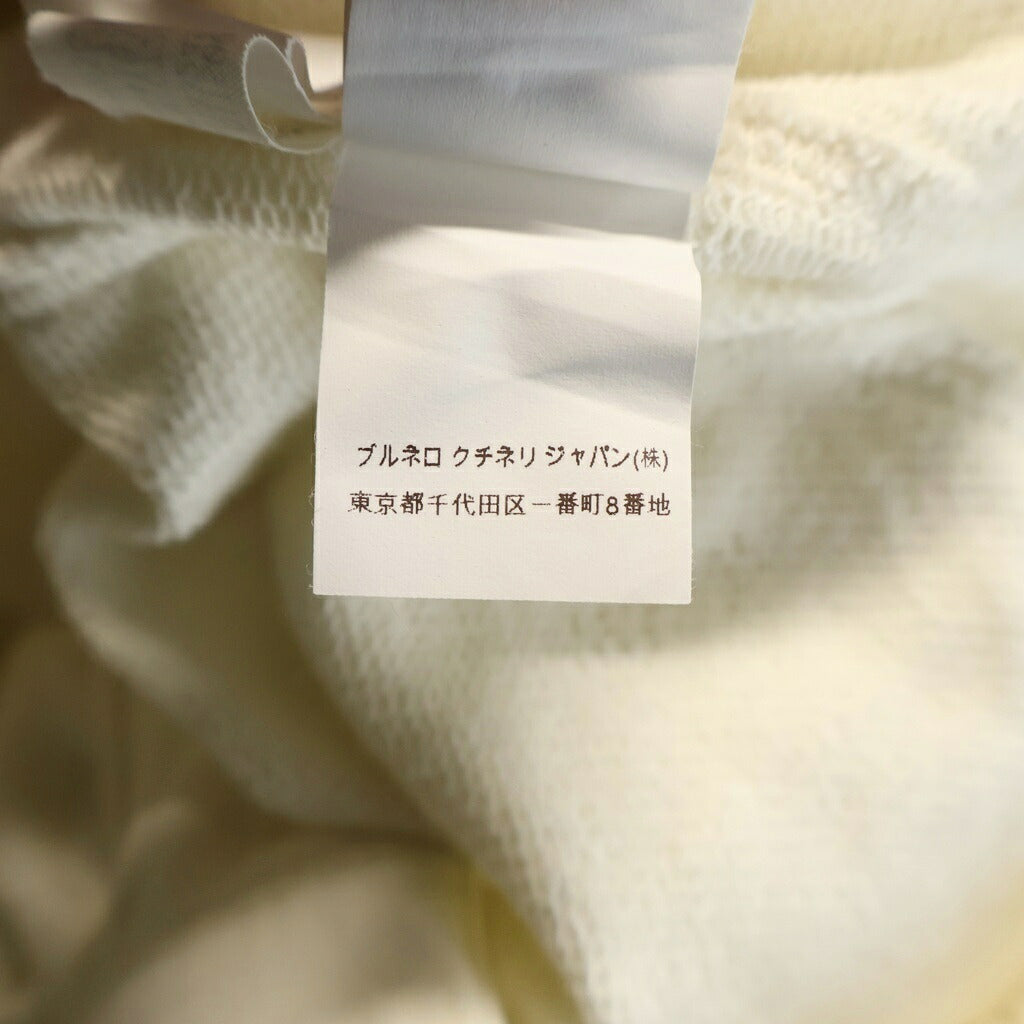 BRUNELLO CUCINELLI(ブルネロクチネリ) ウエストドローコード スウェットカーゴパンツ ホワイト