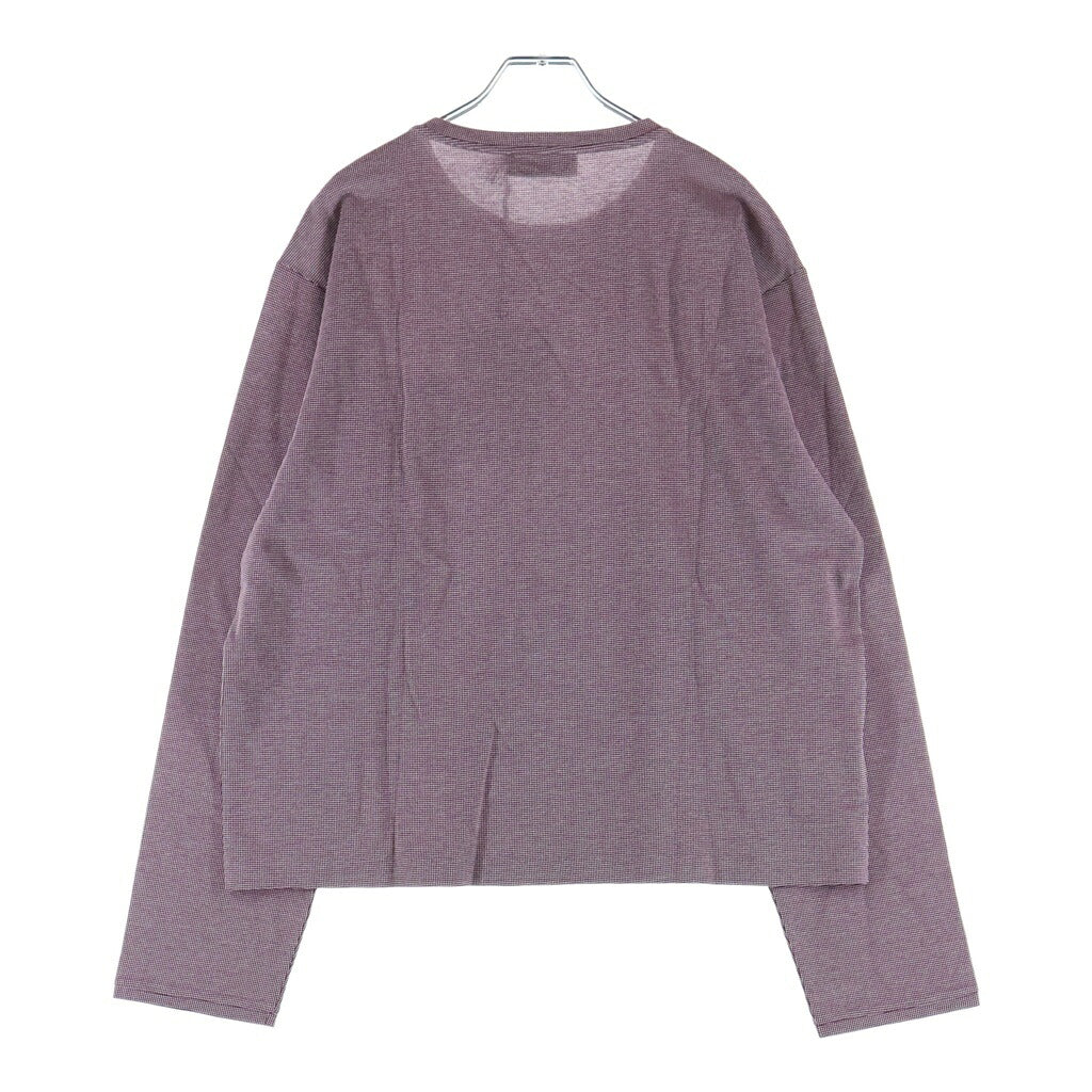 miumiu(ミュウミュウ) ジャガード 長袖Tシャツ ロンT ボルドー MJLA47 S000