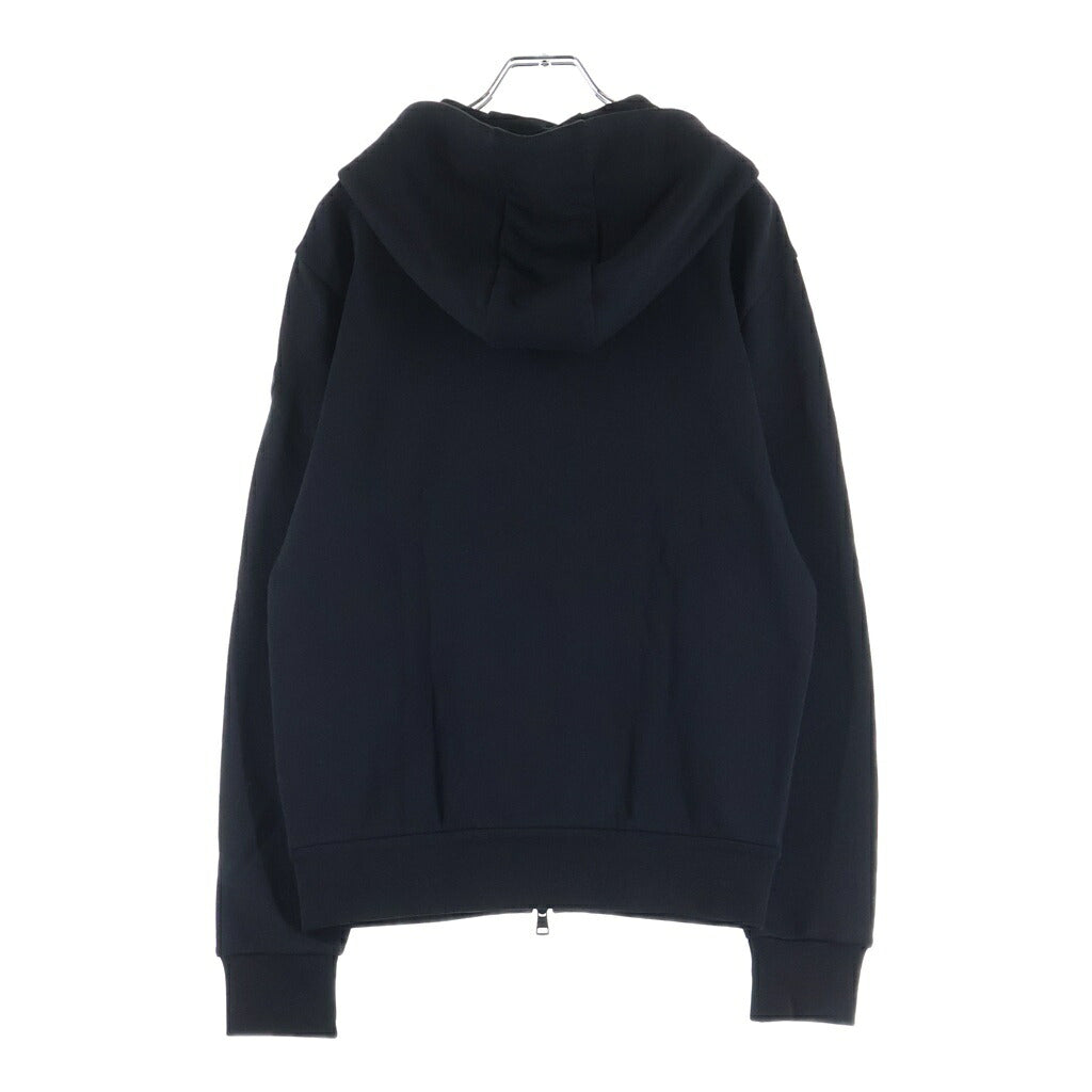 MONCLER(モンクレール) 20AW MAGLIA CARDIGAN ロゴ刺繍 スウェット ジップアップ パーカー ブラック F20918G78500 V8183