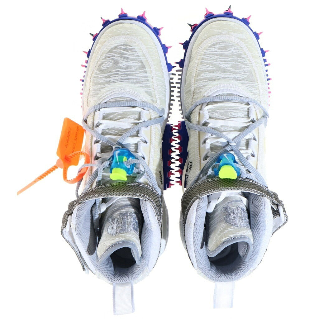 NIKE(ナイキ) ×Off-White AIR FORCE1 MID DO6290-100 オフホワイト エアフォース1 ミドルカットスニーカー ホワイト US9.5/27.5cm