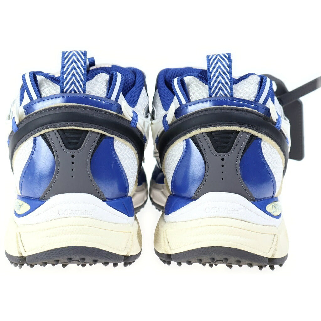 OFF-WHITE(オフホワイト) BE RIGHT BACK ビー ライト バック メッシュ ローカットスニーカー ホワイト/ブラック OMIA295F24FAB0010145