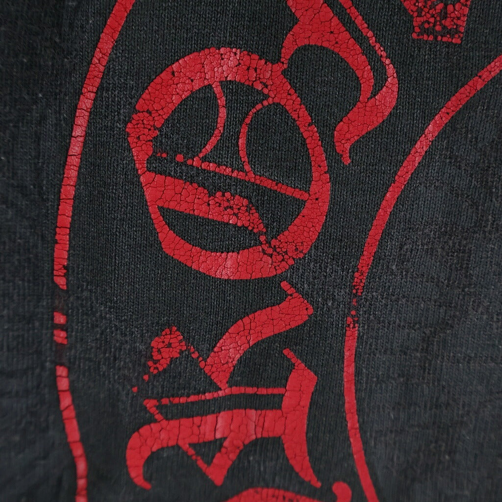 CHROME HEARTS(クロムハーツ) OLD FLORAL CROSS S/S Tee ホースシュー フローラルクロスプリント 半袖Tシャツカットソー ブラック