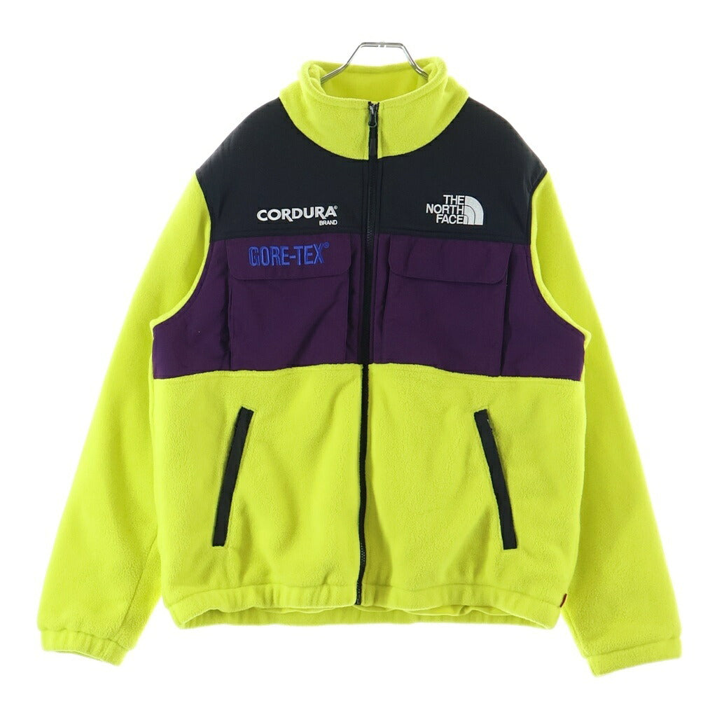 SUPREME(シュプリーム) 18AW ×THE NORTH FACE Expedition Fleece Jacket ザノースフェイス エクスペディション ジップアップ フリースジャケット ブルゾン イエロー NL71809I