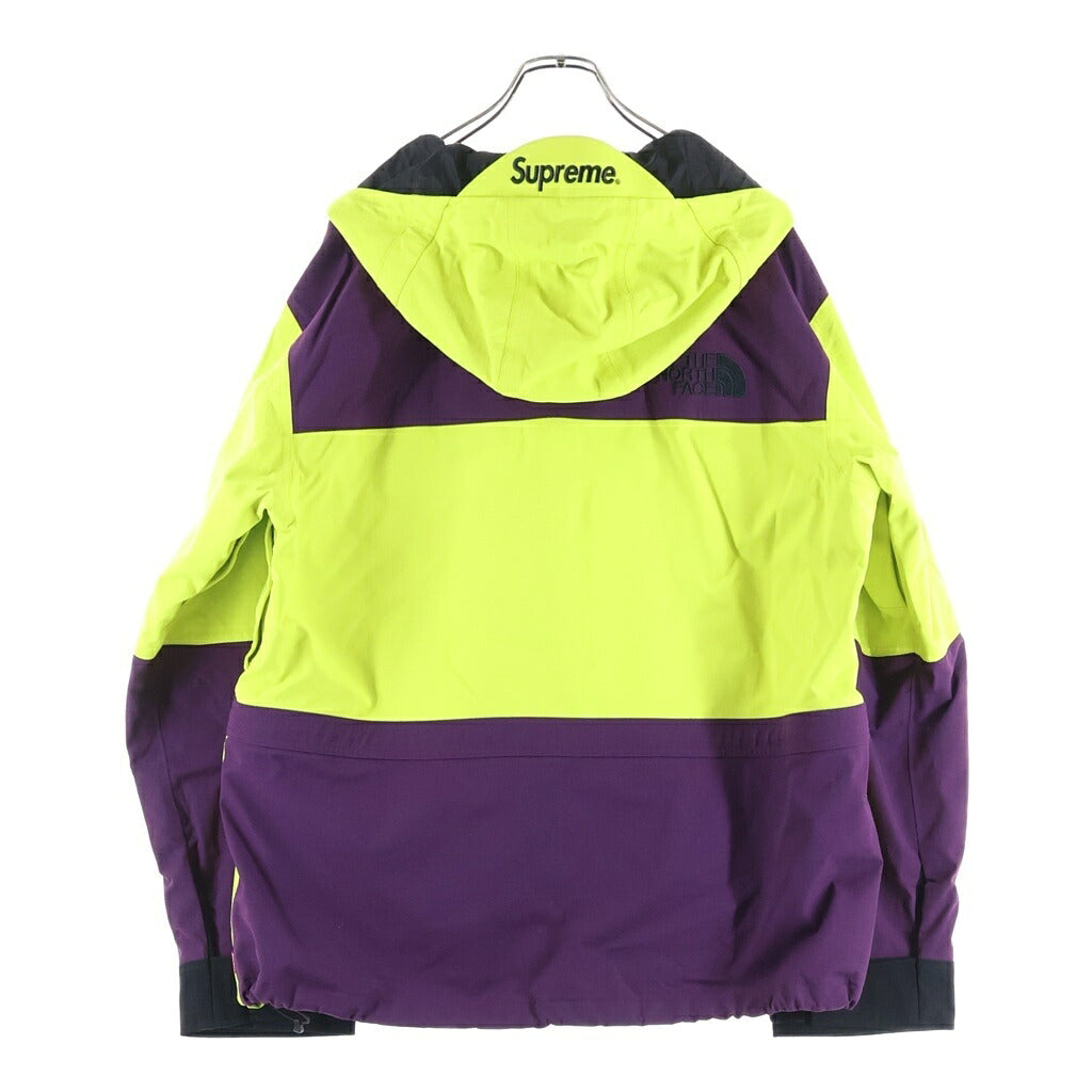 SUPREME(シュプリーム) 18AW ×THE NORTH FACE Expedition Jacket ザノースフェイス フーデッド エクスペディション ナイロン ジャケット パープル/イエロー NP618101