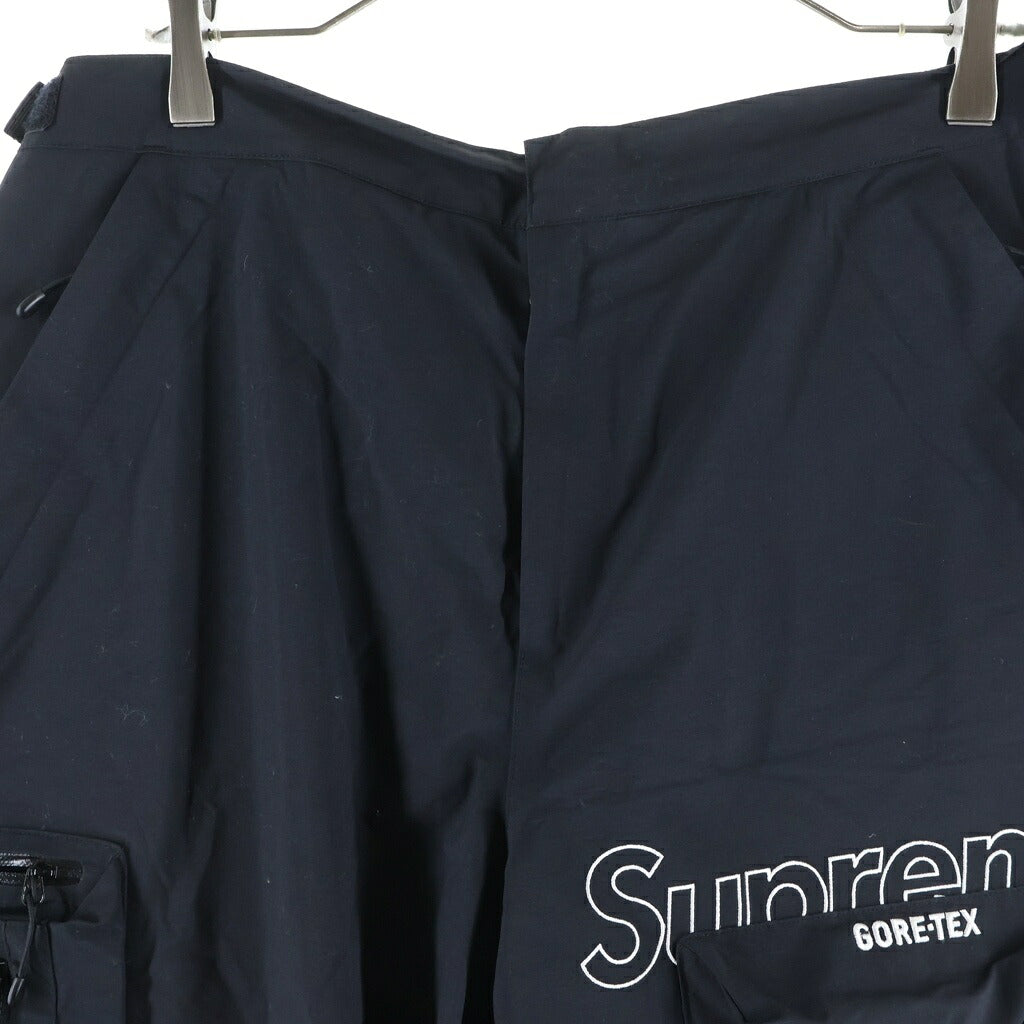 SUPREME(シュプリーム) 21AW GORE-TEX Tech Pant ゴアテックス マルチポケット ロゴデザイン テックパンツ ブラック