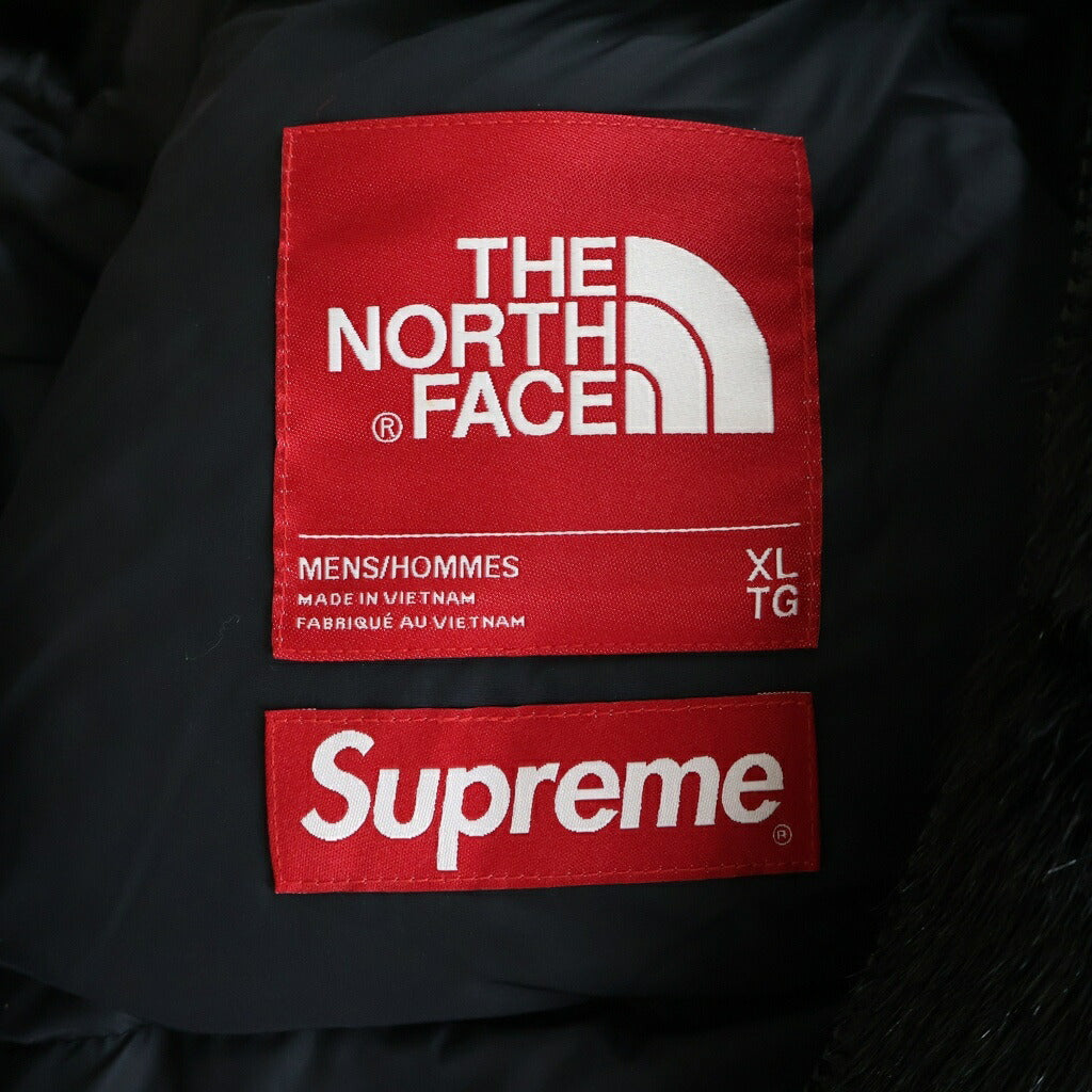 SUPREME(シュプリーム) 20AW ×THE NORTH FACE Faux Fur Nuptse Jacket ザノースフェイス フォークス ファー ヌプシ ジャケット ブラック ND92001I