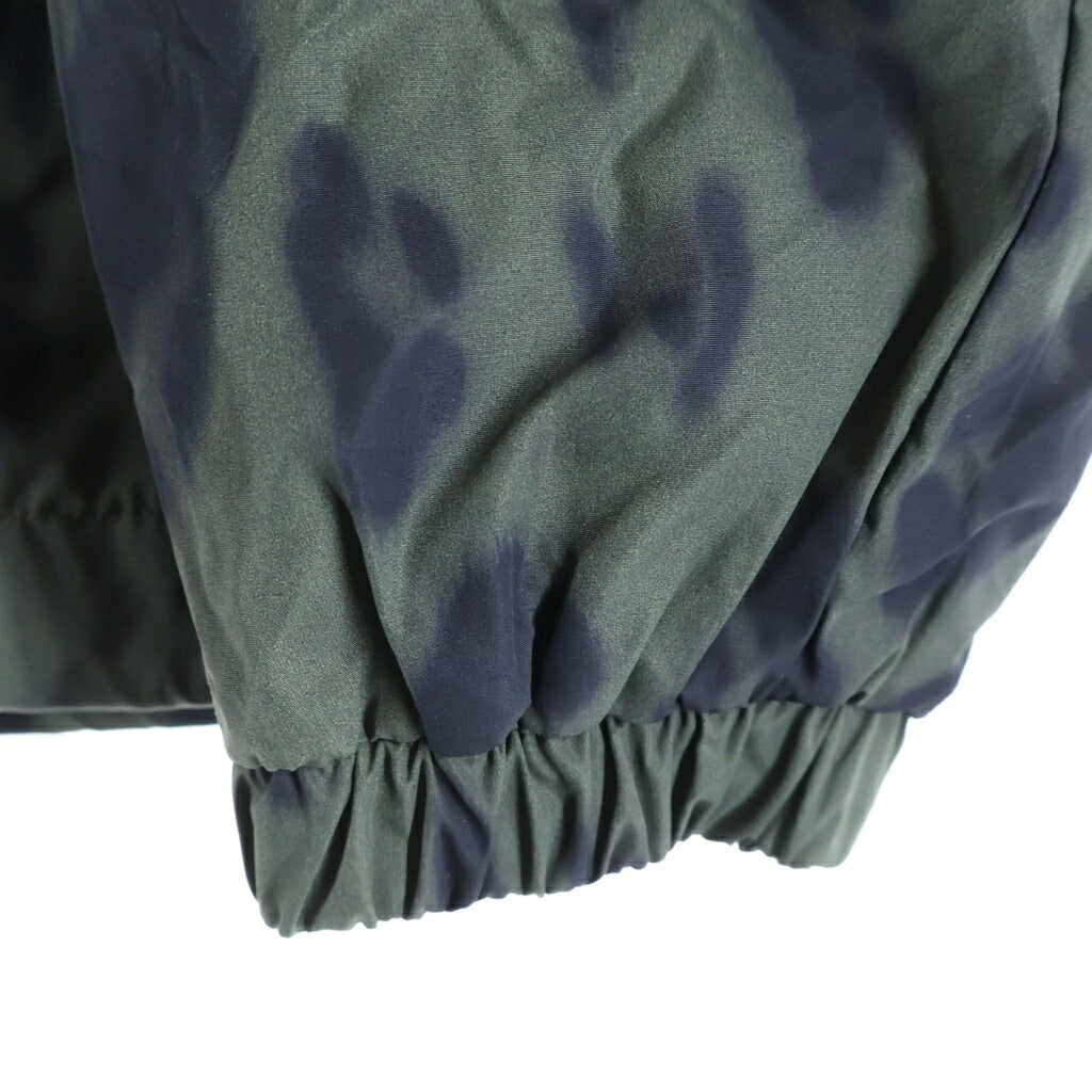 MONCLER(モンクレール) 20AW JAU GIUBBTTO ジップアップ フーデッド レオパード ナイロン ジャケット カーキ/ブラック F10921A70600 54AHT