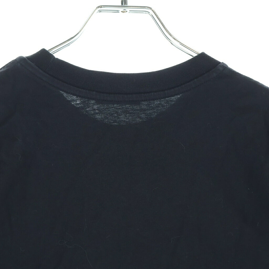 MONCLER(モンクレール) 22SS フロントプリント クルーネック 半袖カットソー Tシャツ ブラック H10938C00014 829HP