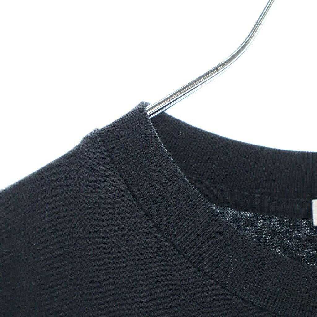 MONCLER(モンクレール) 22SS フロントプリント クルーネック 半袖カットソー Tシャツ ブラック H10938C00014 829HP