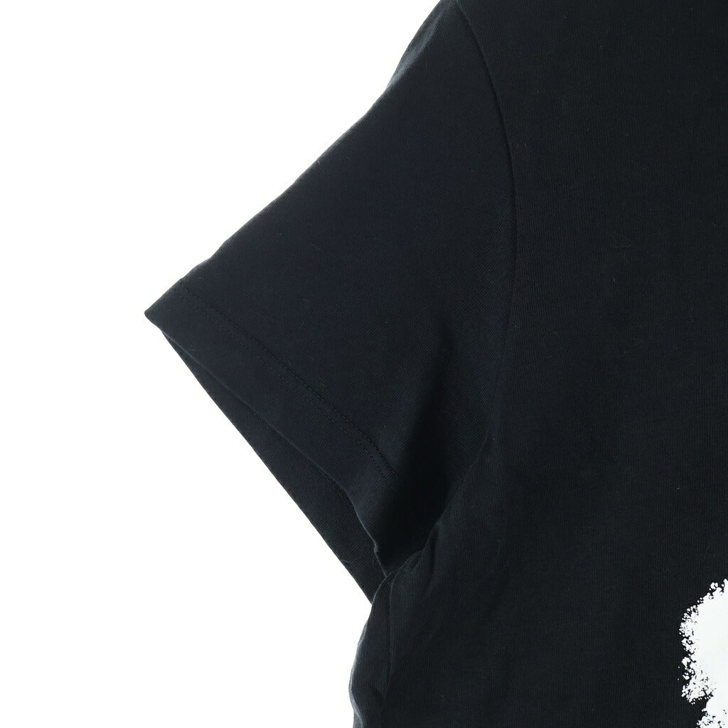 MONCLER(モンクレール) 22SS フロントプリント クルーネック 半袖カットソー Tシャツ ブラック H10938C00014 829HP