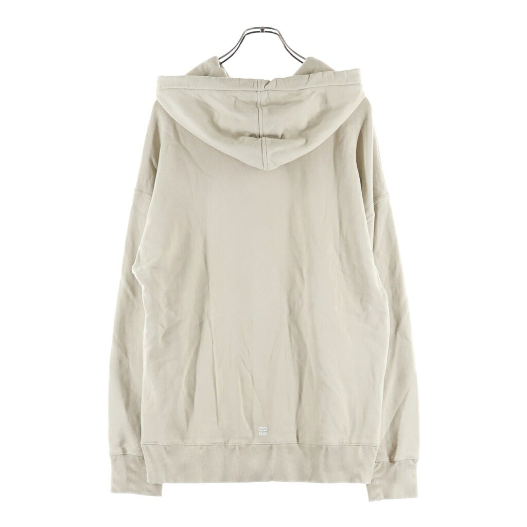 GIVENCHY(ジバンシィ) フロンロゴプリント フーデッド スウェットシャツ プルオーバー ベージュ BMJOH3YAC