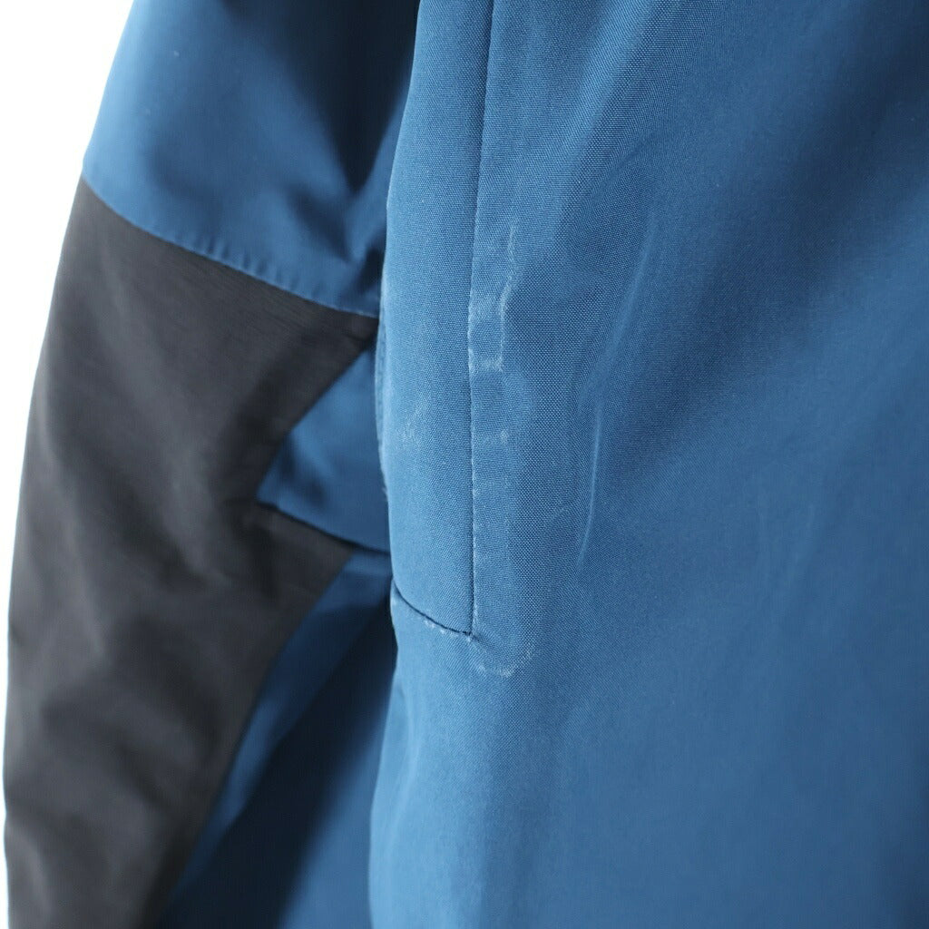 THE NORTH FACE(ザノースフェイス) 1990 MOUNTAIN JACKET GTX ゴアテックス マウンテン フーデッド ジップアップ ナイロン ジャケット ブルー/ブラック NFOA3JPE