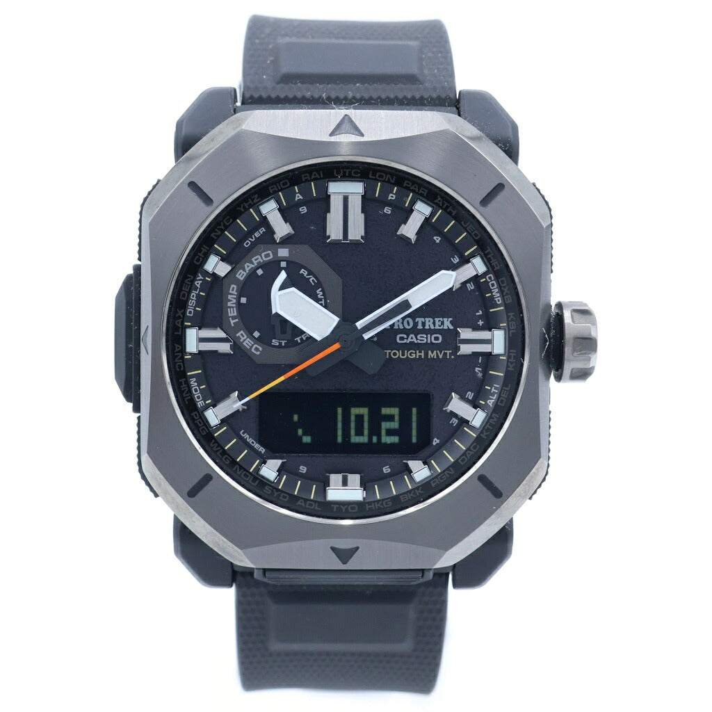 CASIO(カシオ) PROTREK プロトレック クライマーライン ソーラー電波 クォーツ 腕時計 ブラック PRW-6900Y-1JF