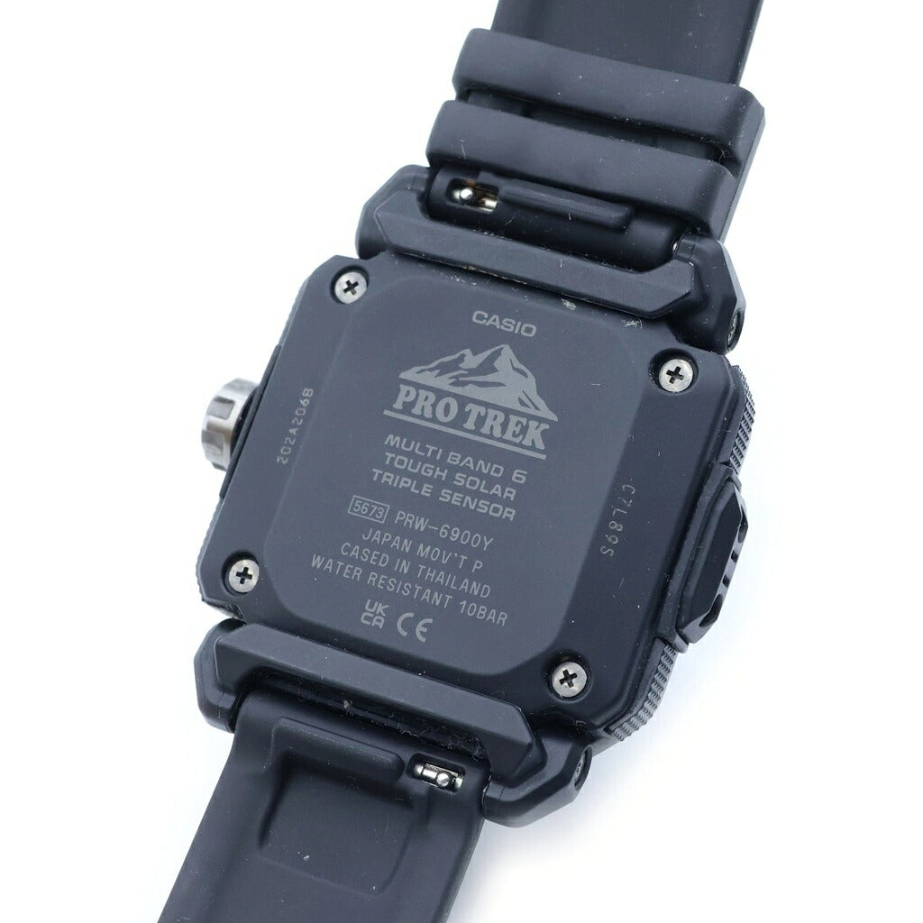 CASIO(カシオ) PROTREK プロトレック クライマーライン ソーラー電波 クォーツ 腕時計 ブラック PRW-6900Y-1JF