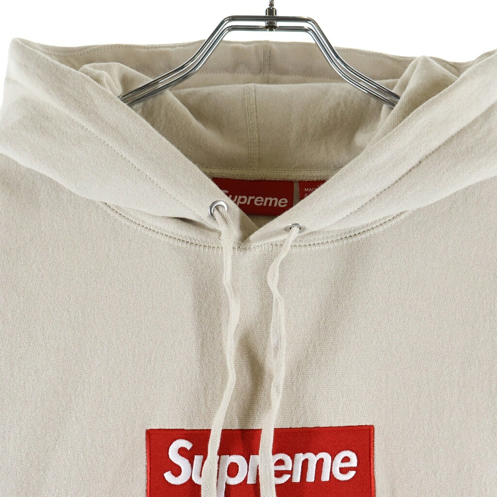 SUPREME(シュプリーム) 24AW Box Logo Hooded Sweatshirt ボックスロゴ スウェット プルオーバーパーカー アイボリー