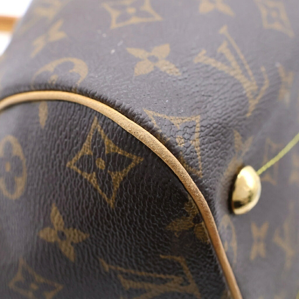 LOUIS VUITTON(ルイヴィトン) モノグラム ティヴォリGM ハンドバッグ ボストンバッグ ブラウン PVC×レザー M40144