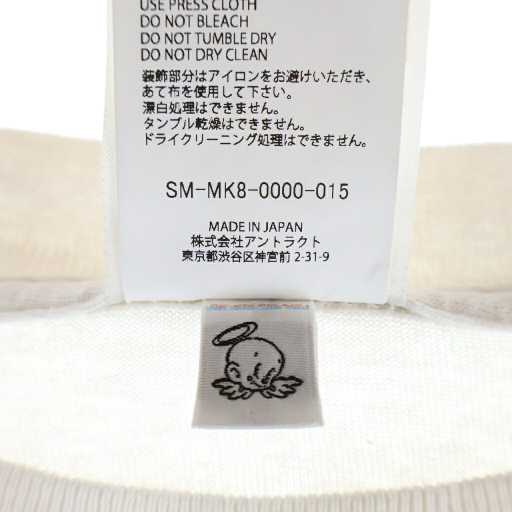 SAINT MICHAEL(セントマイケル) 26SS SS T-SHIRT / SAINT WORLD セントワールド 半袖Tシャツ カットソー ホワイト SM-MK8-0000-015
