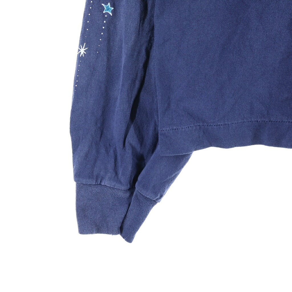SAINT MICHAEL(セントマイケル) 25SS ×Disney DNF LS TEE FANTSIA ディズニー ムービープリント 長袖Tシャツ ネイビー SM-HR8-0000-C66