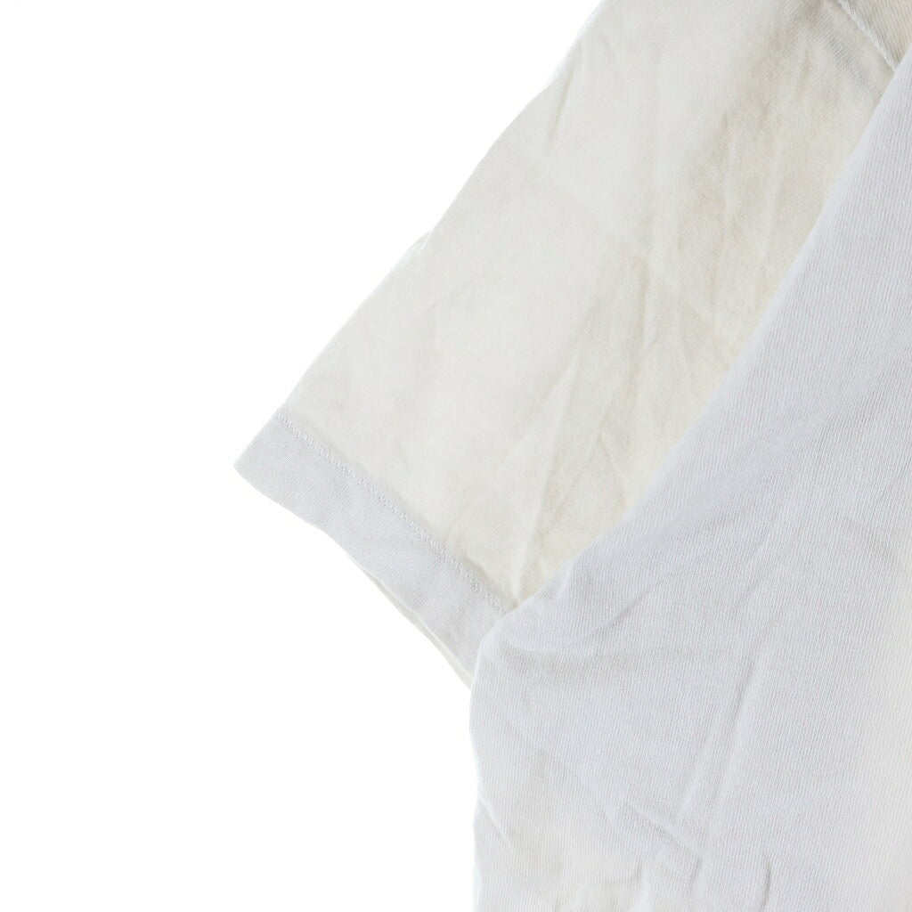 SAINT MICHAEL(セントマイケル) 24SS SWEET SAINT ロゴプリント 半袖Tシャツ カットソー ホワイト SM-YS8-0000-008