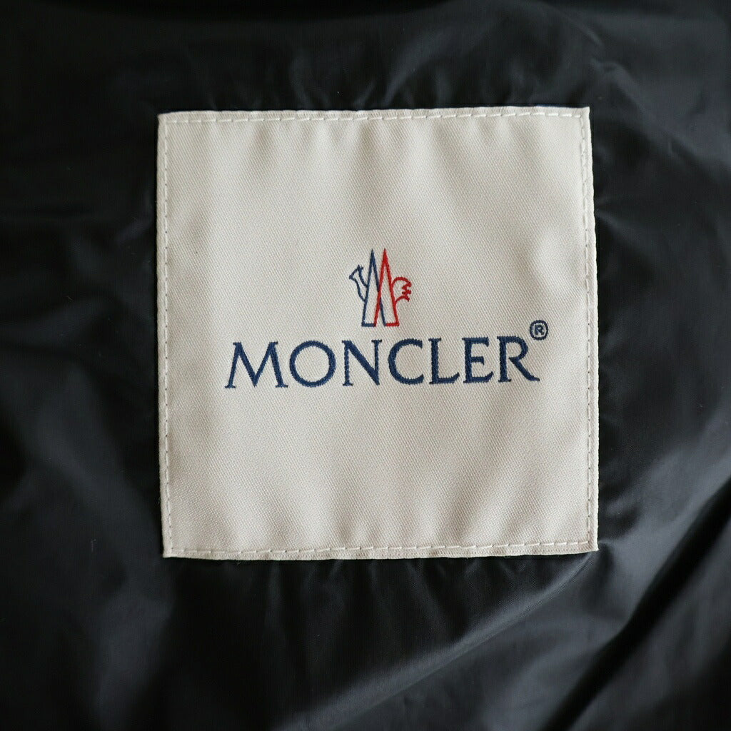 MONCLER(モンクレール) 16SS PICARD ピカール 胸ジップポケットデザイン ジップアップ ナイロン ダウンジャケット レディース ブラック B10914137099 53279