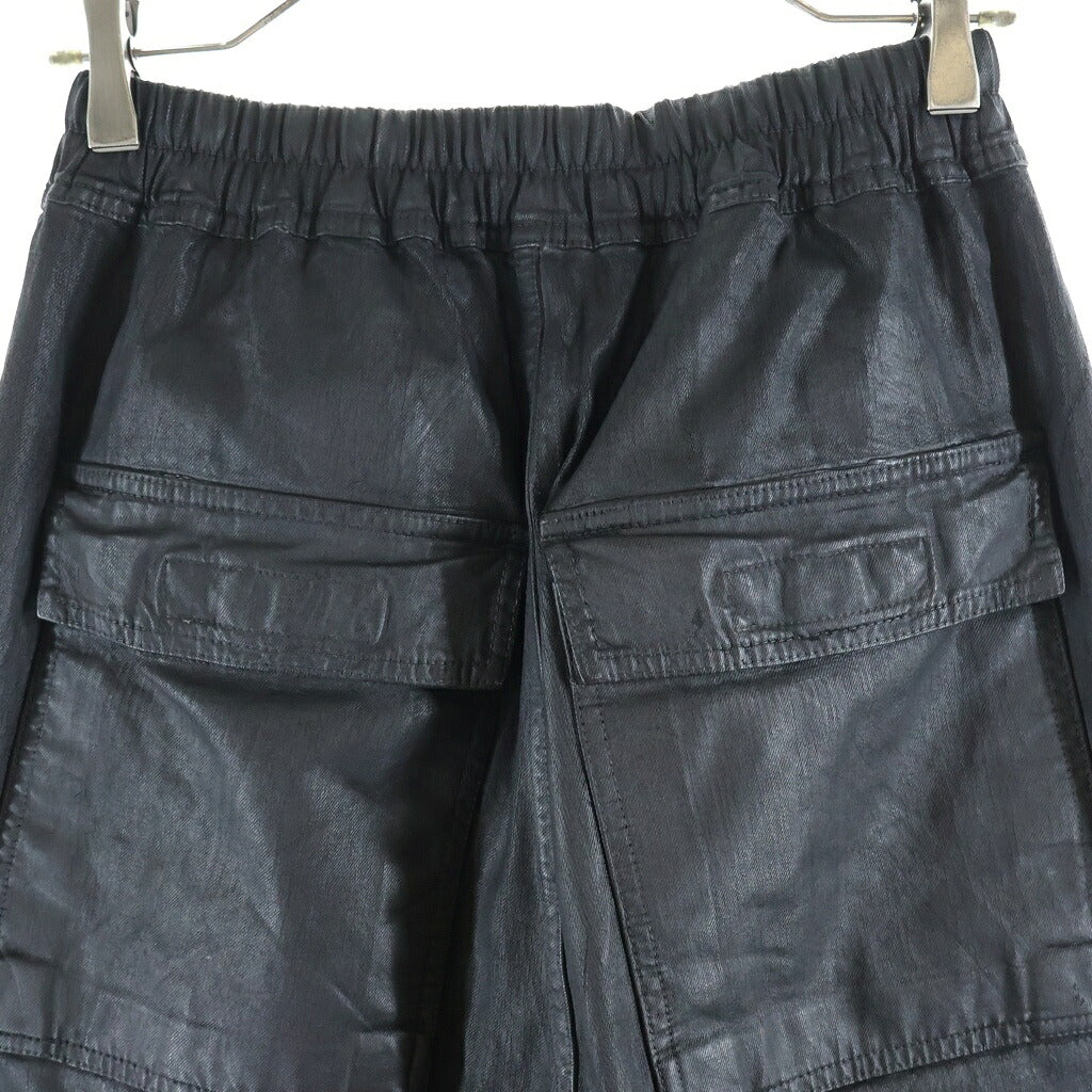 Rick Owens DRKSHDW(リックオウエンス ダークシャドウ) 26SS DOUBLE CARGO JUMBO BELAS ダブル カーゴ ジャンボベラ ワイドパンツ ブラック DU01F4398-DBK