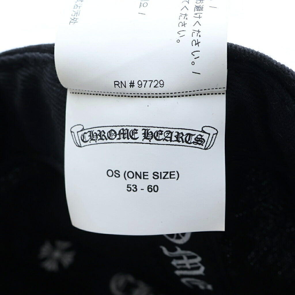 CHROME HEARTS(クロムハーツ) 6 PANEL CH TRUCKER CAP CH刺繍 トラッカーキャップ ブラック/イエロー