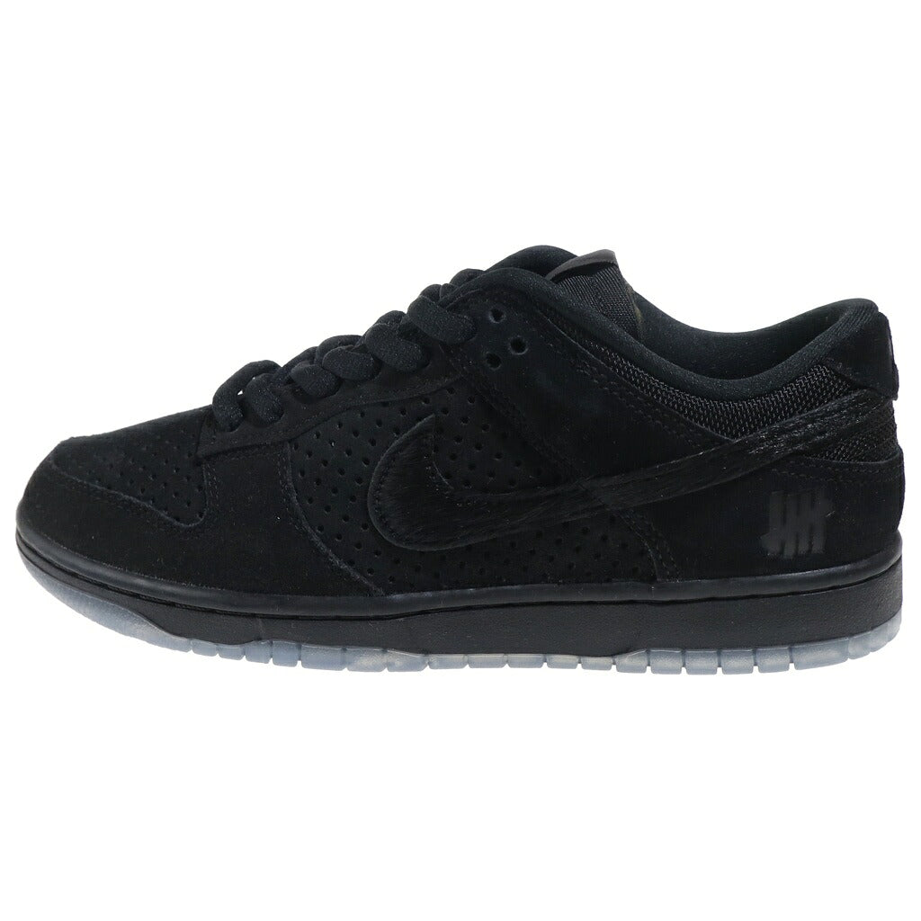 NIKE(ナイキ) ×UNDEFEATED DUNK LOW SP DO9329-001 アンディフィーテッド ダンク ローカットスニーカー ブラック US9/27cm