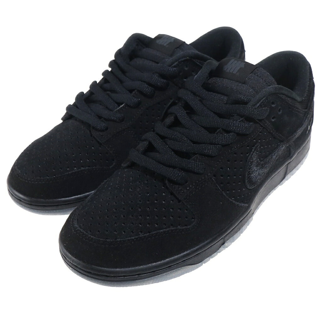 NIKE(ナイキ) ×UNDEFEATED DUNK LOW SP DO9329-001 アンディフィーテッド ダンク ローカットスニーカー ブラック US9/27cm