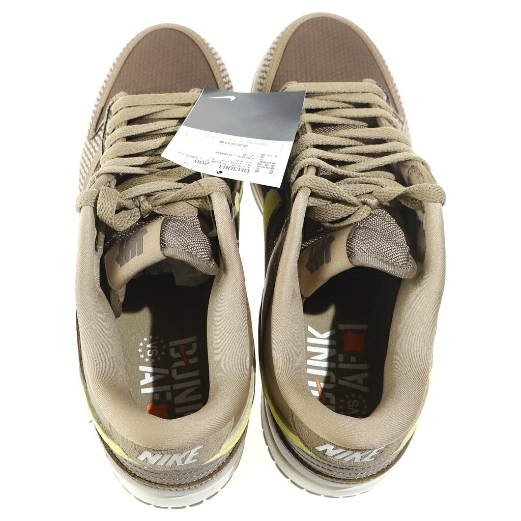 NIKE(ナイキ) ×UNDEFEATED DUNK LOW SP DH3061-200 アンディフィーテッド ダンク ローカットスニーカー ベージュ US9/27cm