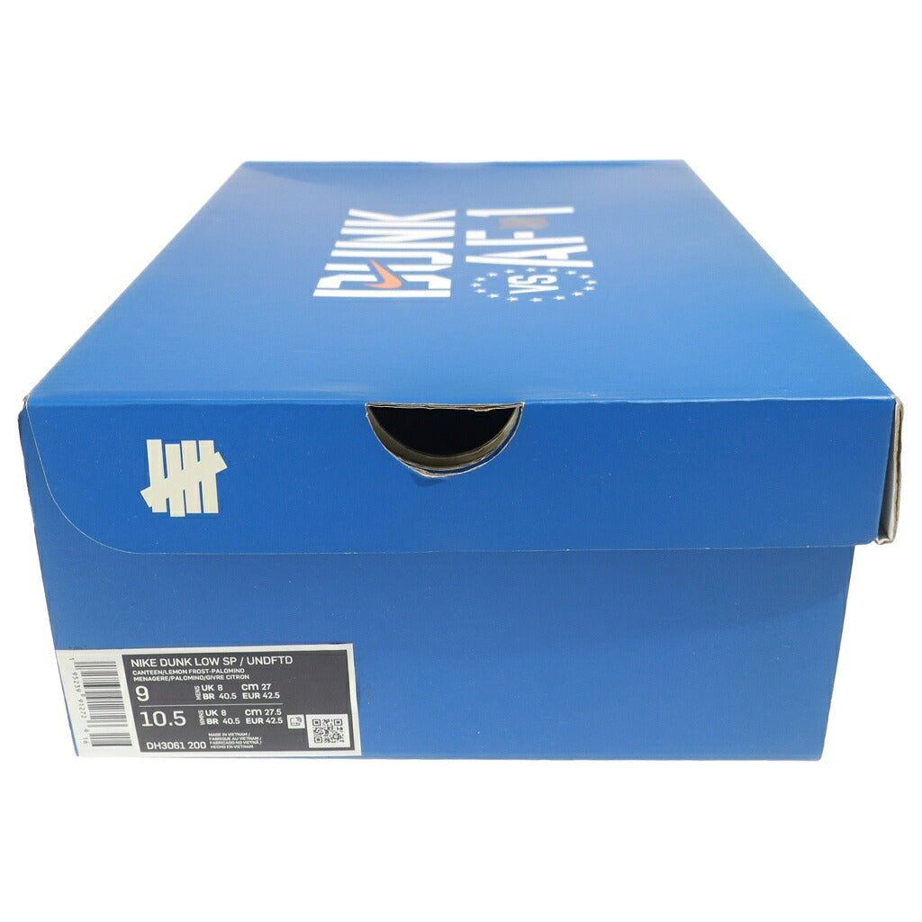 NIKE(ナイキ) ×UNDEFEATED DUNK LOW SP DH3061-200 アンディフィーテッド ダンク ローカットスニーカー ベージュ US9/27cm