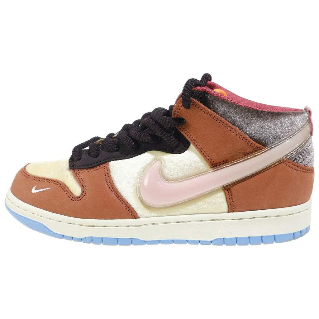 NIKE(ナイキ) ×Social Status DUNK MID CHOCOLATE MILK ソーシャル ステータス ダンク チョコレートミルク ハイカットスニーカー マルチ US9/27cm
