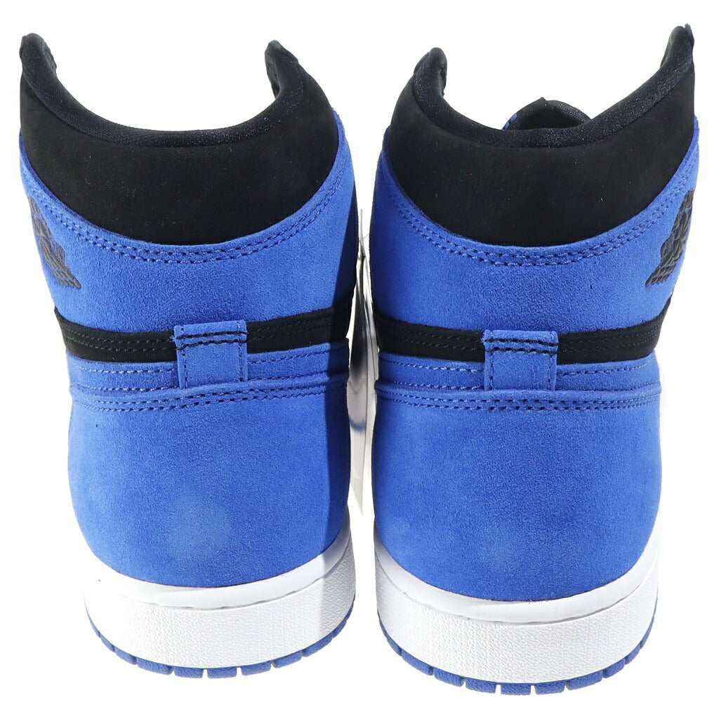 NIKE(ナイキ) AIR JORDAN 1 RETRO HIGH OG ROYAL REIMAGINED エアジョーダン1 レトロ ロイヤルリイマジンド ハイカットスニーカー ブラック/ブルー US9.5/27.5cm DZ5485-042