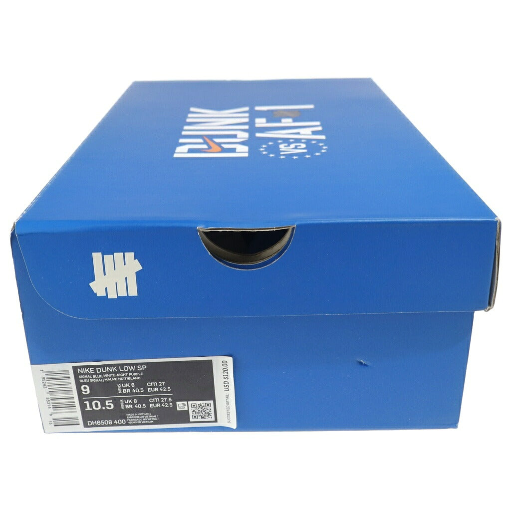 NIKE(ナイキ) ×UNDEFEATED DUNK LOW SP アンディフィーテッド ローカットスニーカー ブルー US9/27cm DH6508-400