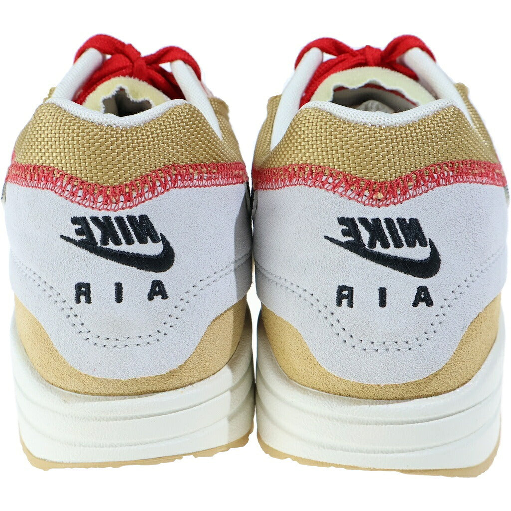NIKE(ナイキ) AIR MAX 1 INSIDE OUT CLUB 858876-713 エアマックス1 インサイドアウトクラブ ローカットスニーカー ホワイト/ベージュ US9/27cm