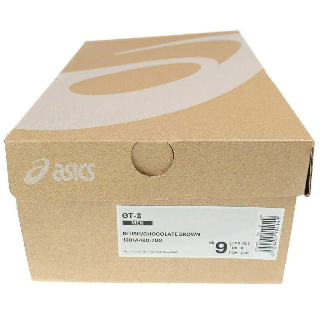 ASICS(アシックス) ×AFEW GT-II 1201A480-700 アフュー ローカットスニーカー ホワイト/ブラウン US9/27cm