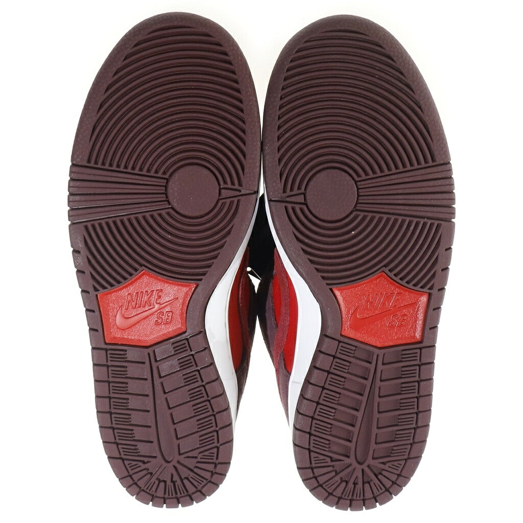 NIKE SB(ナイキエスビー) DUNK LOW CHERRY DM0807-600 ダンク チェリー ローカットスニーカー レッド/ブラウン US9/27cm