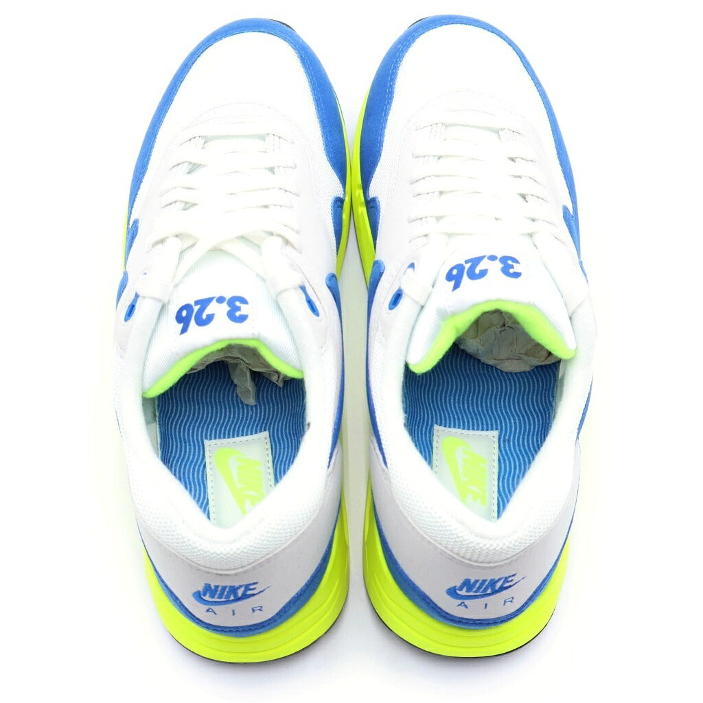 NIKE(ナイキ) AIR MAX 1 86 OG ROYAL AND VOLT HF2903-100 エアマックス1 ロイヤルアンドボルト ローカットスニーカー ホワイト/ブルー/イエロー US9/27cm